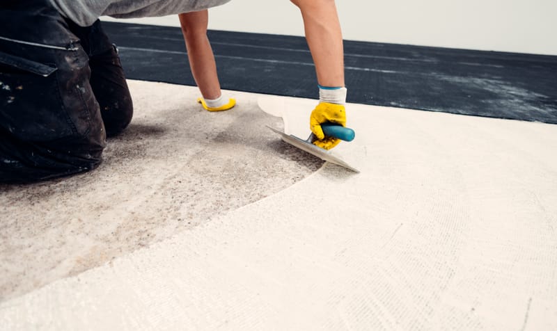 الخرسانة المختمة للأرضيات