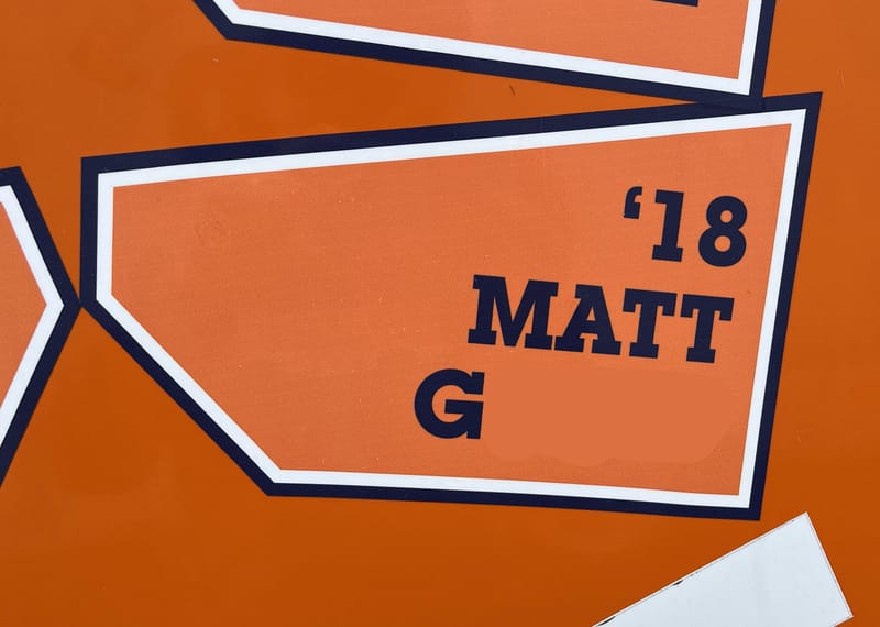 Trailer Oar Blade Sticker (Seniors & Alumna)