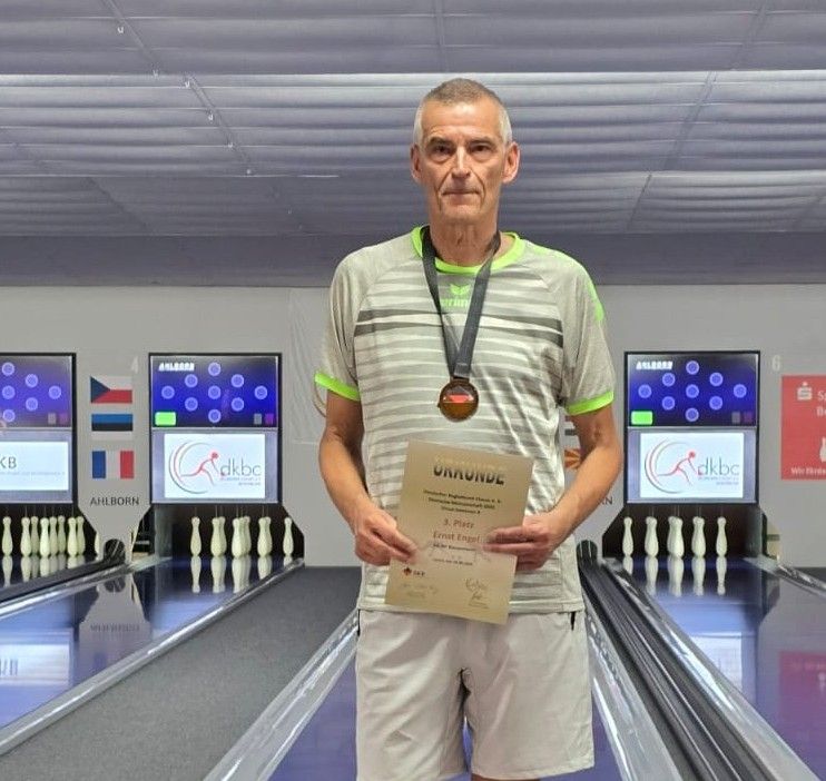 Ernst Engel krönt sich zum 3. Platz und ist somit 3. Deutscher Meister.