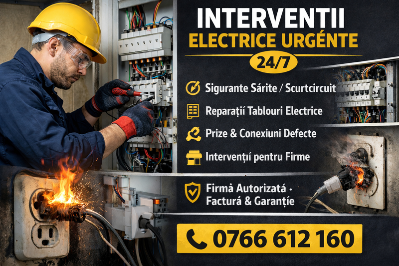 Electrician Urgent – București, Ilfov și Dâmbovița