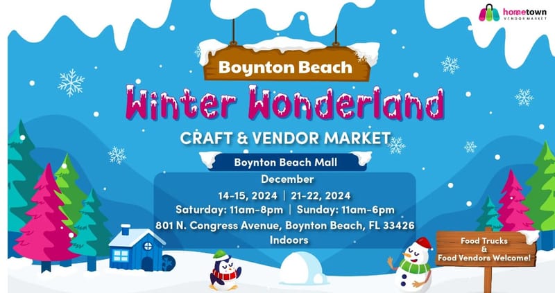 Hometown Vending Book Sale and Signing at Boyton Beach, FL