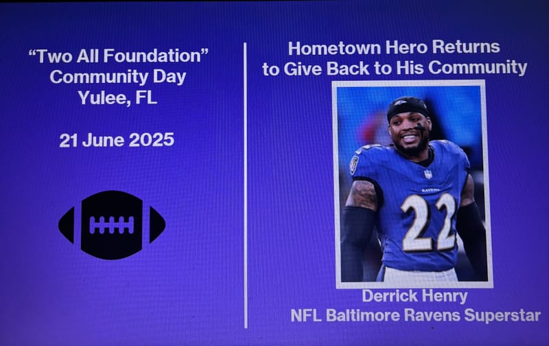 Derrick Henry’s “Two All” Community Event