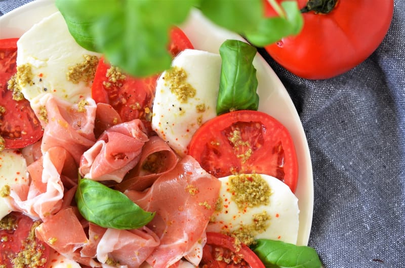 Insalata Proscciutto Caprese