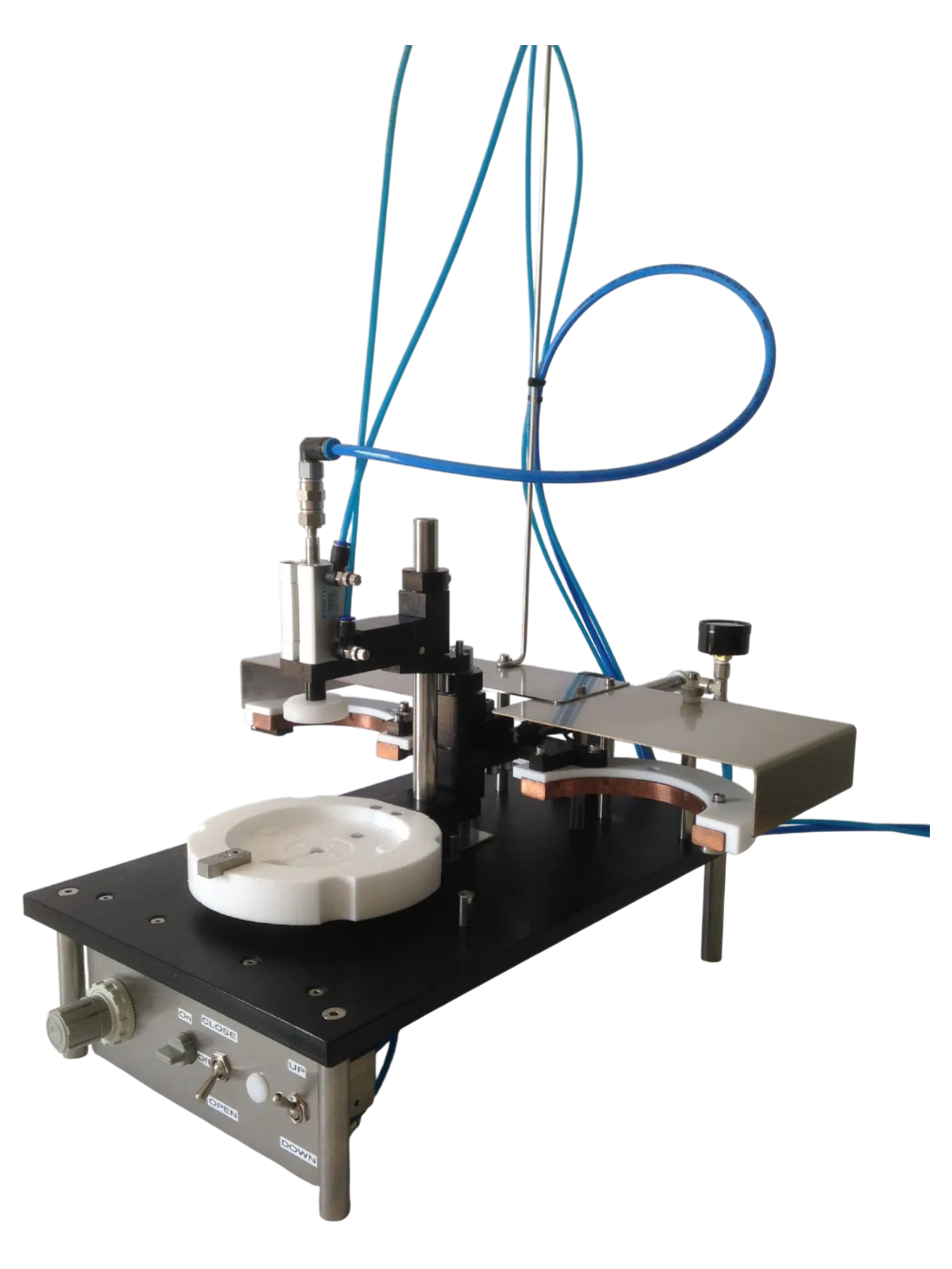 Pneumatic welding station