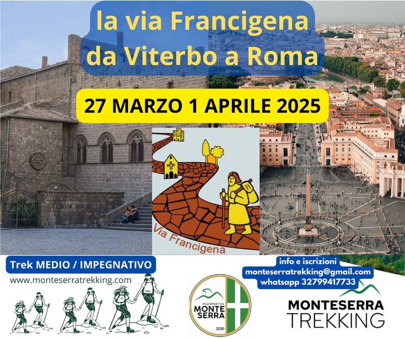 Da Viterbo a Roma sulla Via Francigena nell'anno del Giubileo
