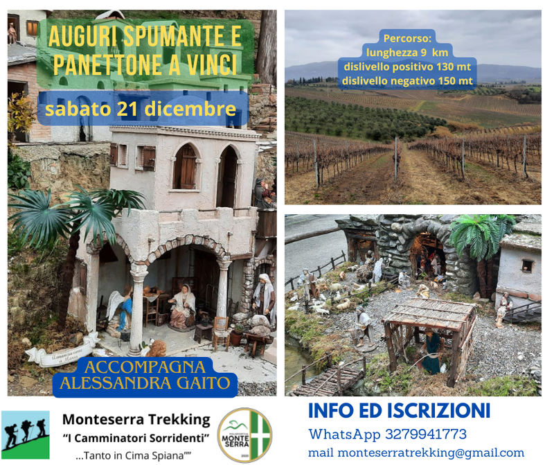 Auguri Spumante e Panettone a Vinci