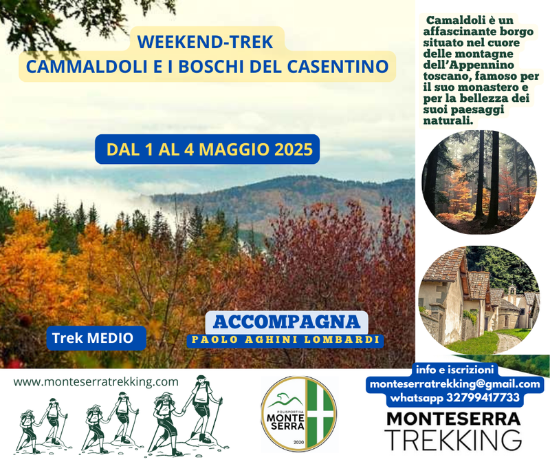 Weekend Trek Camaldoli e i Boschi del Casentino