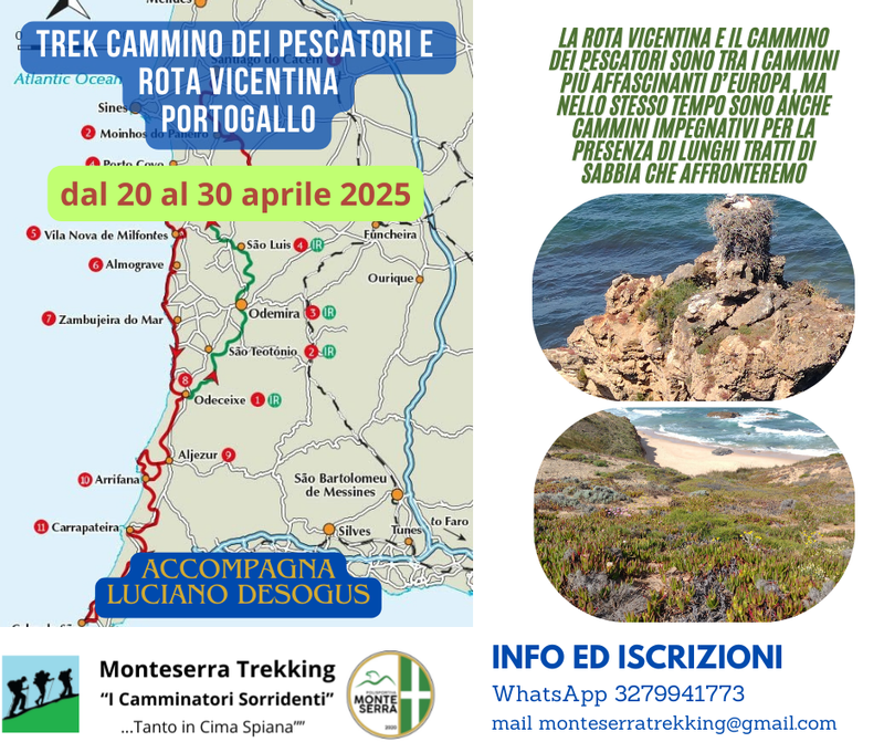 il Cammino dei pescatori e la Rota Vicentina