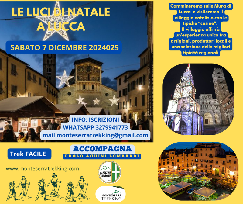 Tre Urbano Lucca e le luci di Natale