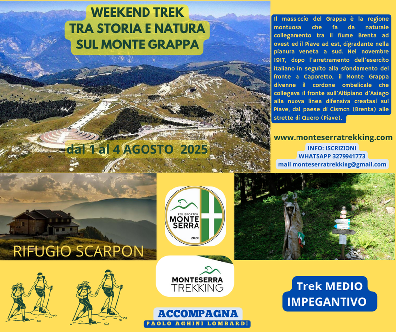 Tra storia e Natura sul Monte Grappa