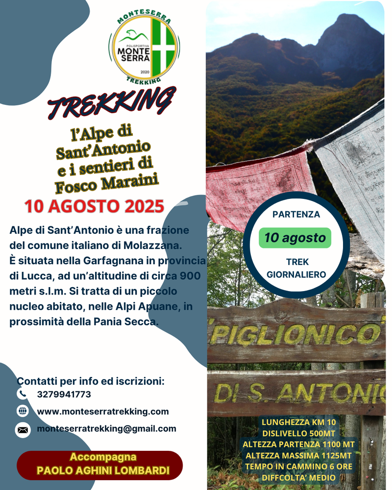 Trek L'Alpe di Sant'Antonio - i Sentieri di Fosco Maraini