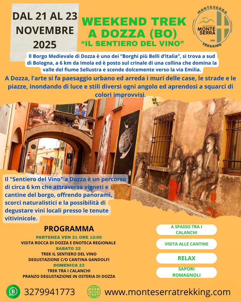 weekend trek a Dozza (BO)