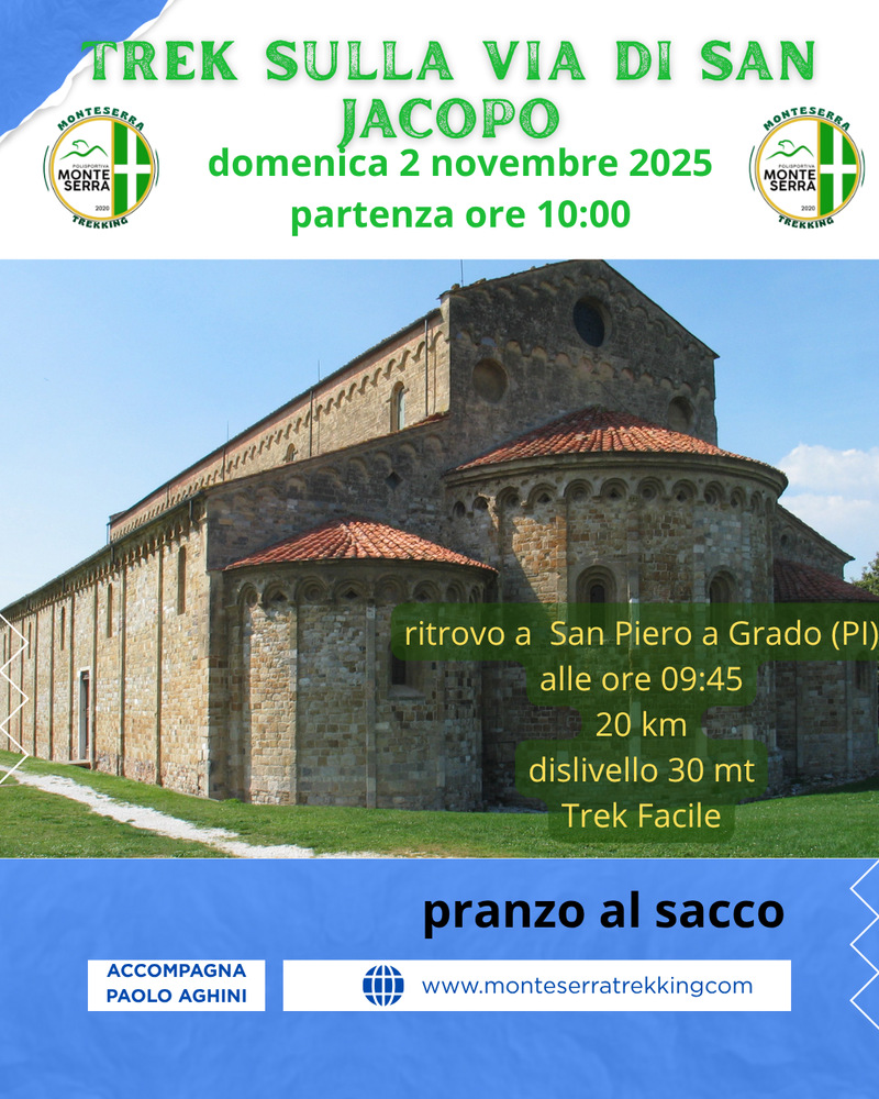 Trek a SAn Piero a Grado "sul cammino di San Jacopo"