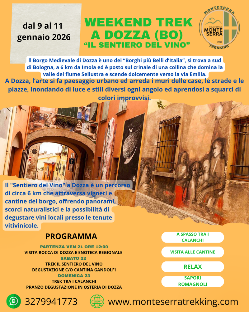 weekend trek a Dozza (BO)