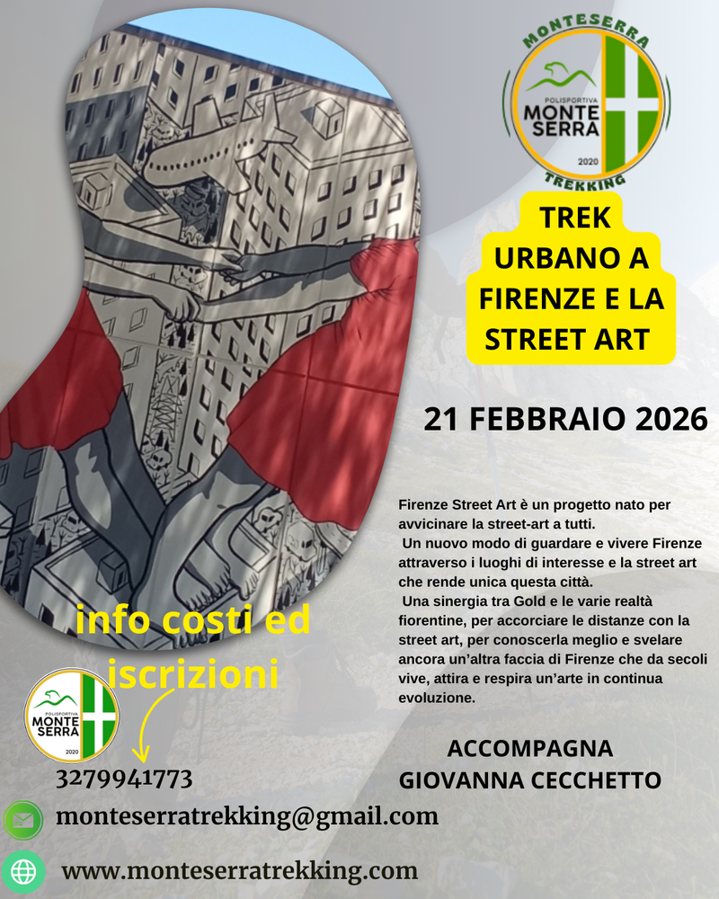 Street Art e trekking urbano per Firenze