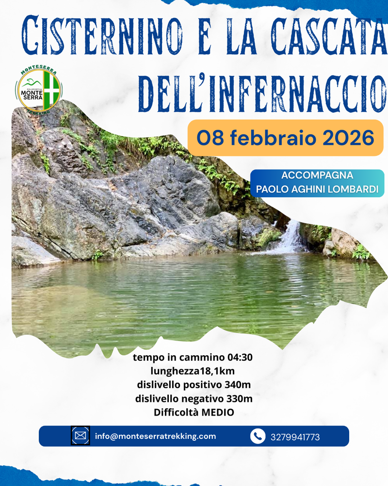 Trek Cisternino, la cascata dell'Infernaccio e l'Eremo della Sambuca