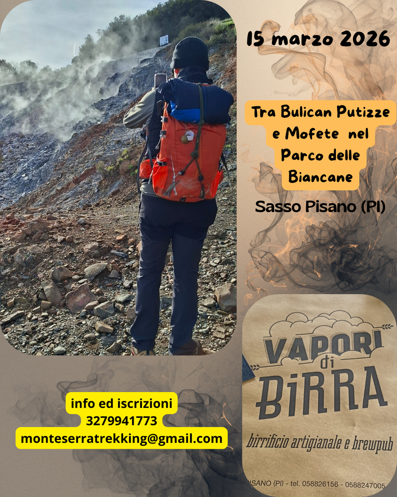 Tra Bulican Putizze e Mofete  nel Parco delle Biancane