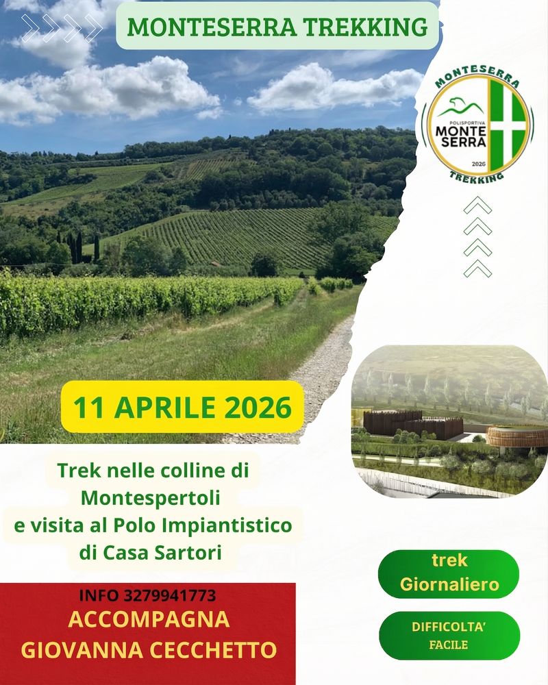 Trek nelle Colline di Montespertoli e visita al Polo impiantistico di casa Sartori