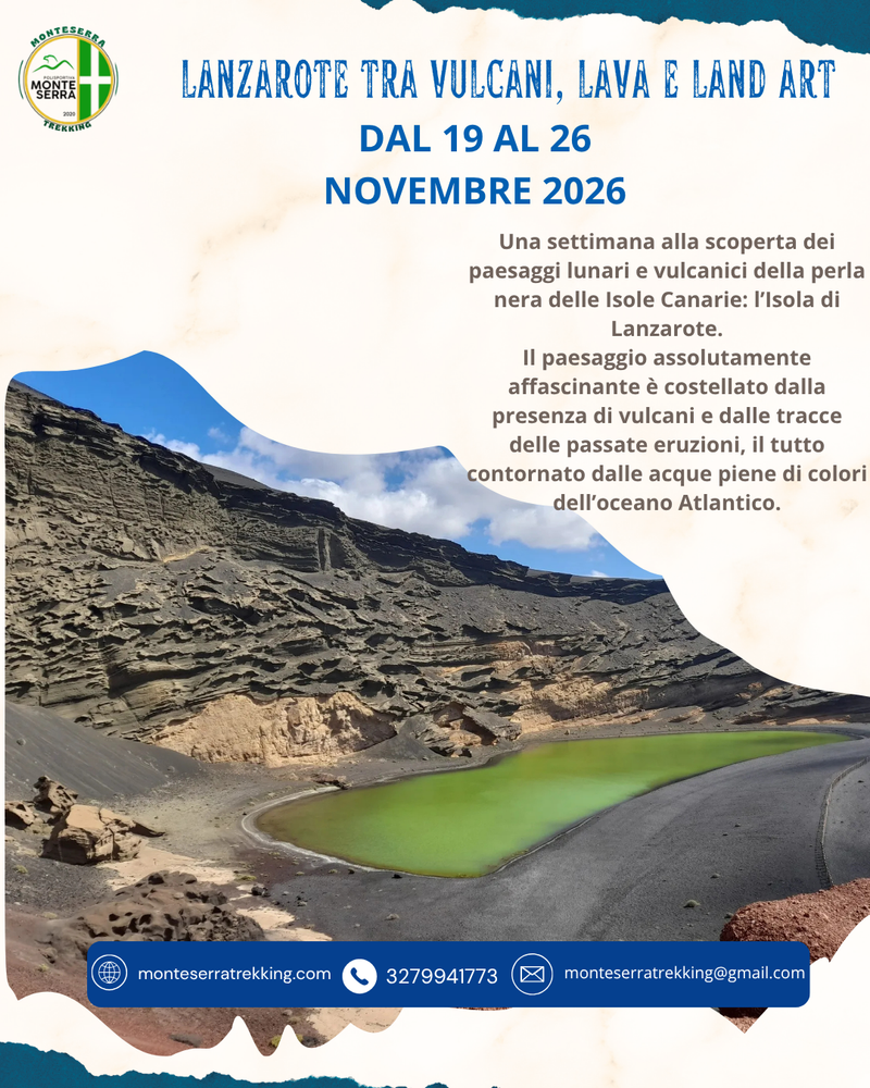 LANZAROTE: TREKKING TRA VULCANI, LAVA E LAND ART