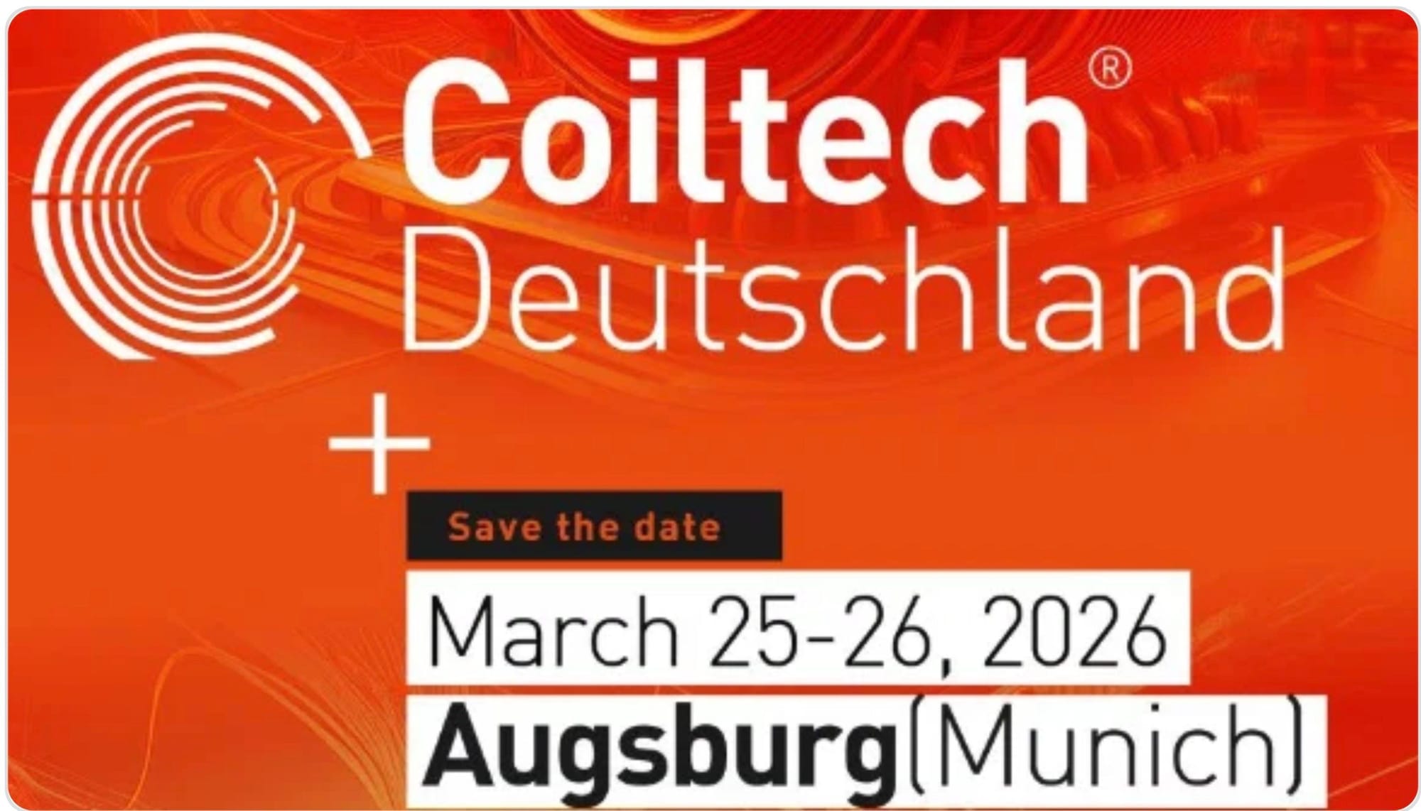 Partecipazione alla fiera internazionale "COILTECH DEUTSCHLAND 2026"