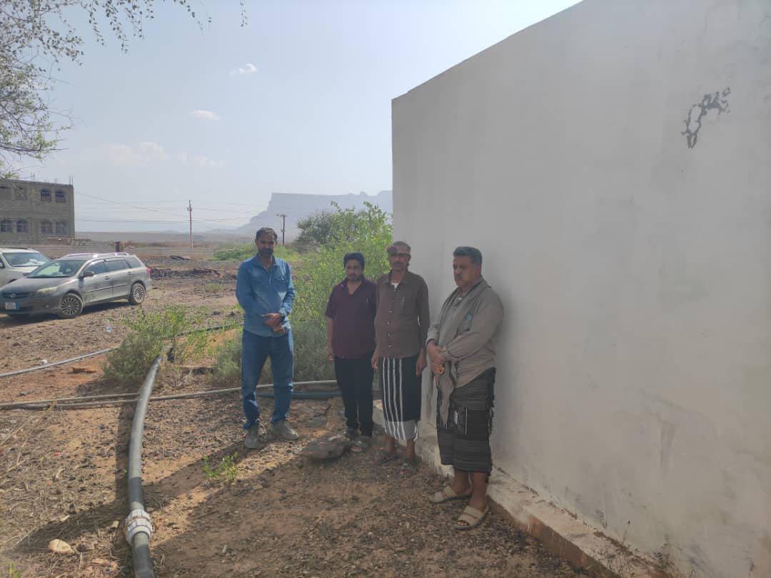 تاهيل مشروع مياه الشرب بمنطقة لماطر محافظة شبوة