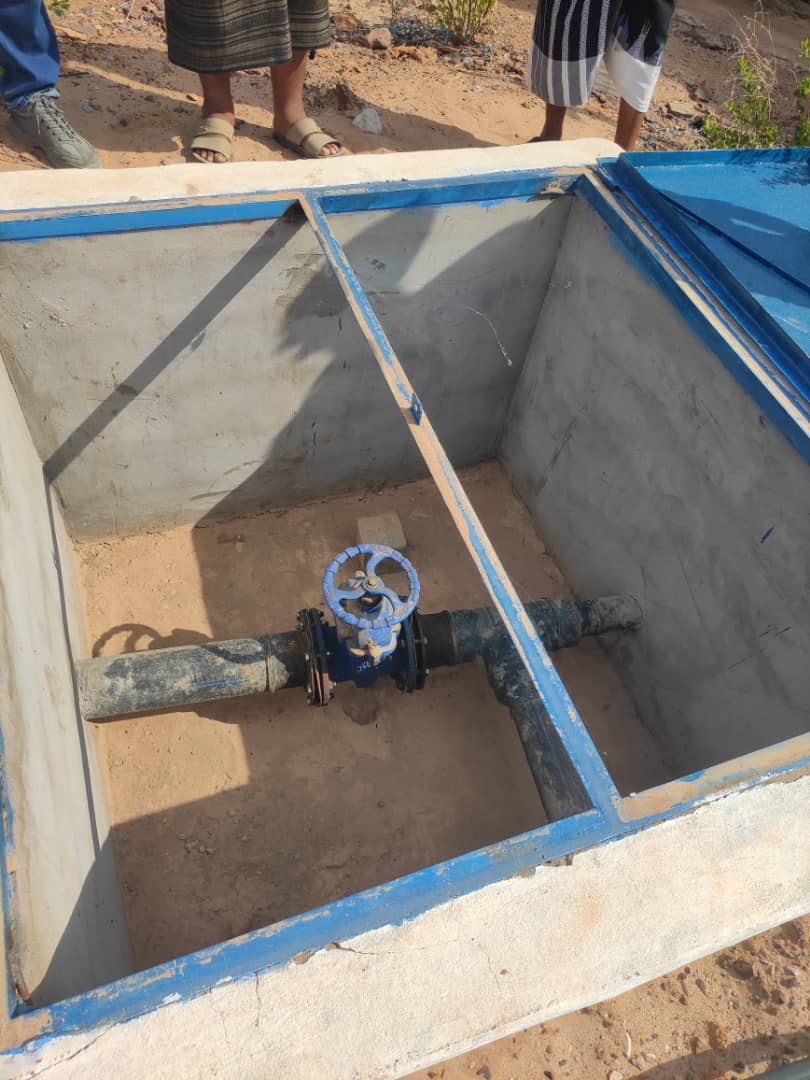 تاهيل مشروع مياه الشرب بمنطقة لماطر محافظة شبوة