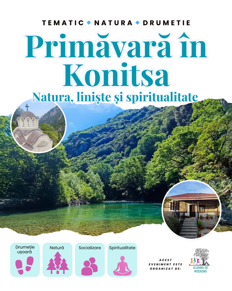 Primăvară în Konitsa - Natură, liniște și spiritualitate