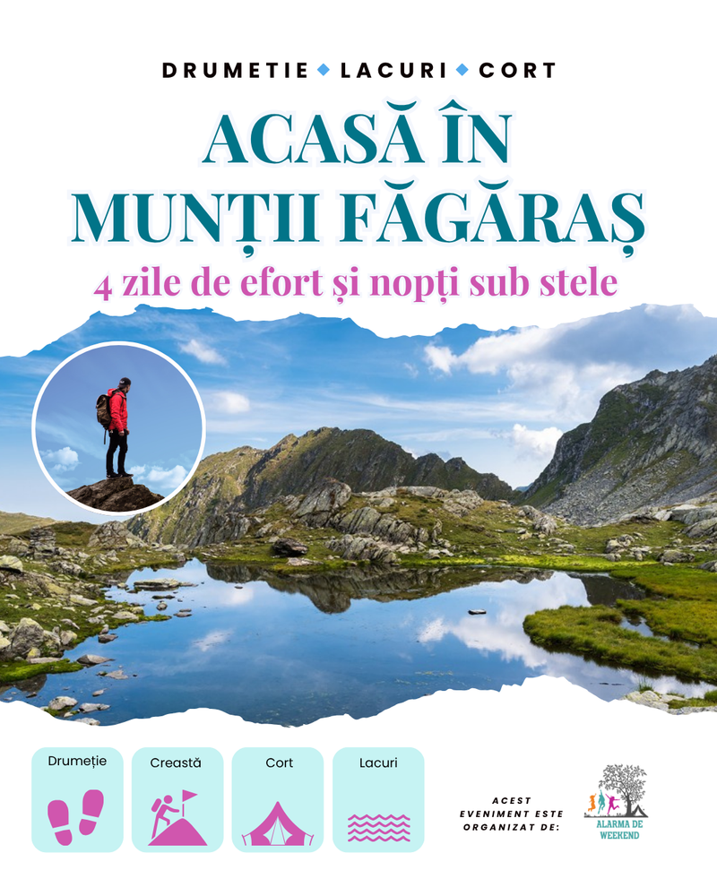 Acasă în Munții Făgăraș - 4 zile de efort și nopți sub stele