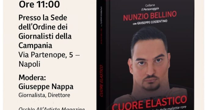 Presentazione di Cuore elastico, libro autobiografico di Nunzio Bellino scritto con Giuseppe Cossentino