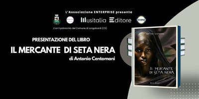 Longobardi ospita Antonio Centomani: presentazione del romanzo Il mercante di seta nera l’8 agosto 2025