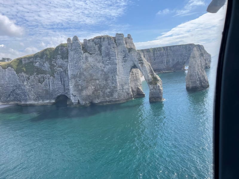 Secours en falaise à Etretat