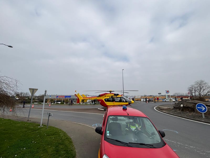 Cycliste renversée à Granville