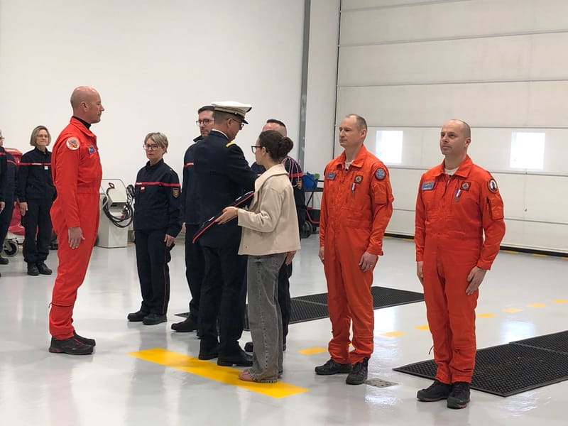 Remise de médailles