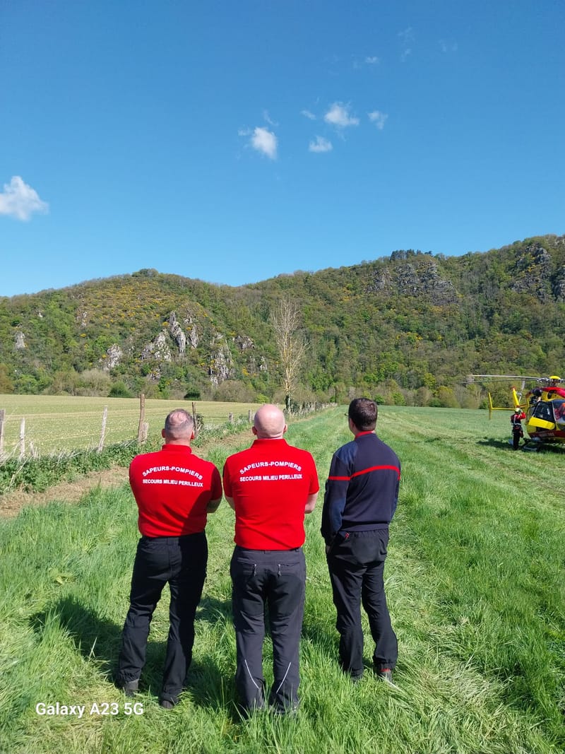 Secours en falaise