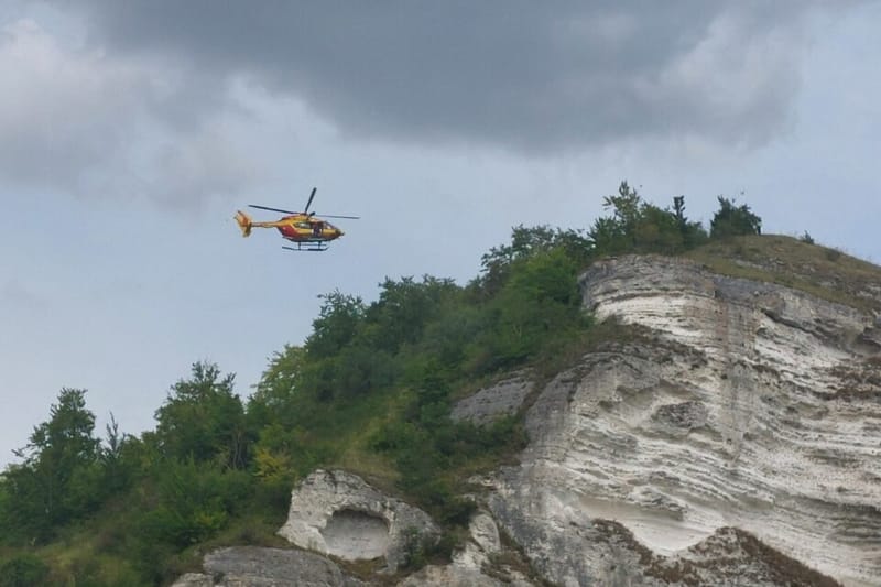 Accident dans l'Eure : une randonneuse évacuée par hélicoptère