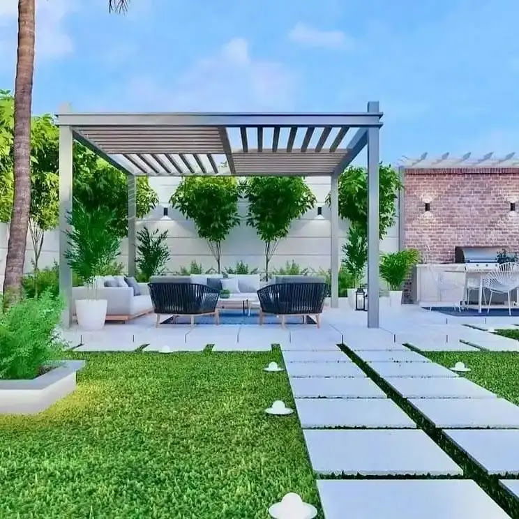 ممرات الحدائق: تفاصيل صغيرة تبرز فخامة المساحات الخضراء