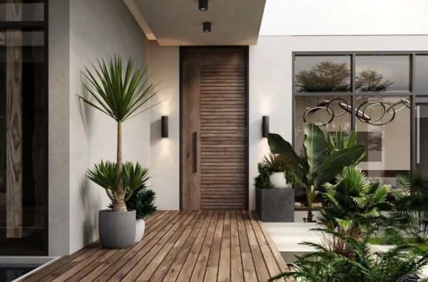 أبواب مداخل فاخرة: واجهة تليق بمنزلك