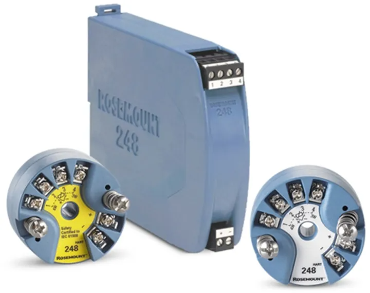 100% Original Emerson Rosemount 248 Rail Mount Temperature Transmitter