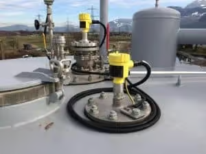 Vega Vegapuls 64 Sensor Installed With Isolation Valve