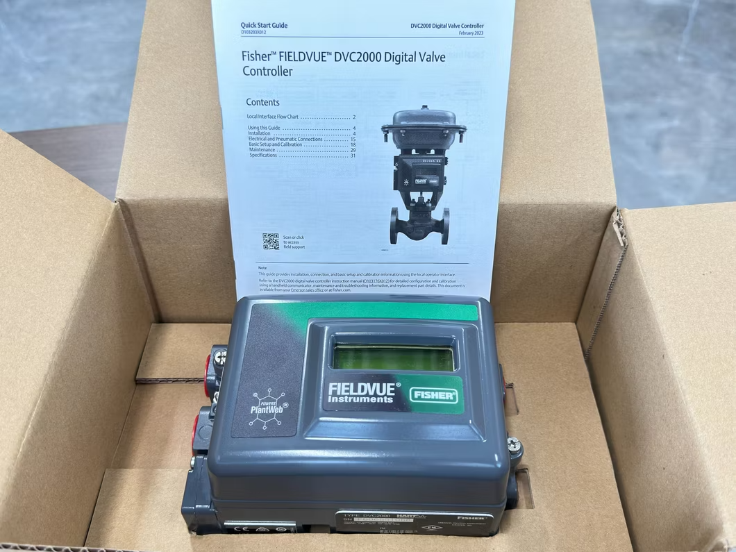 Original Fisher Fieldvue DVC2000 Digital Hart 4-20mA Valve Controller for Valve Operation