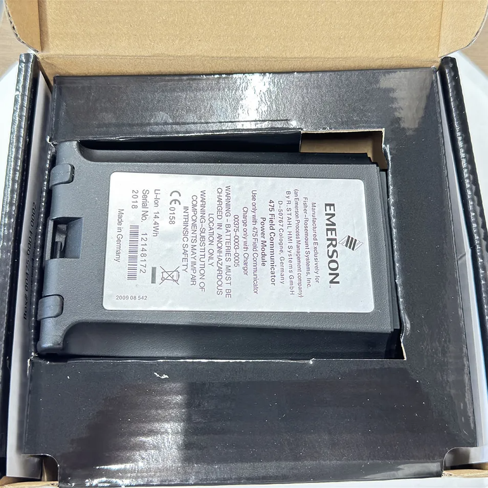 Emerson 00475-0002-0022 Rechargeable Battery Lithium-Ion Power Module for 475 Field Communicator