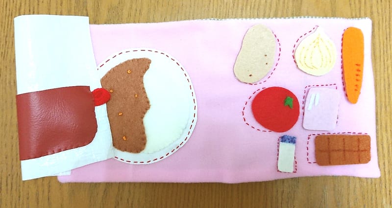 布えほん「カレーができた」を作りましょう