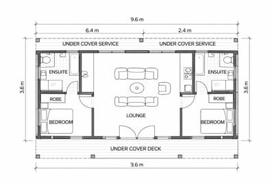 FLOOR PLAN MOUNTAIN CABIN 2