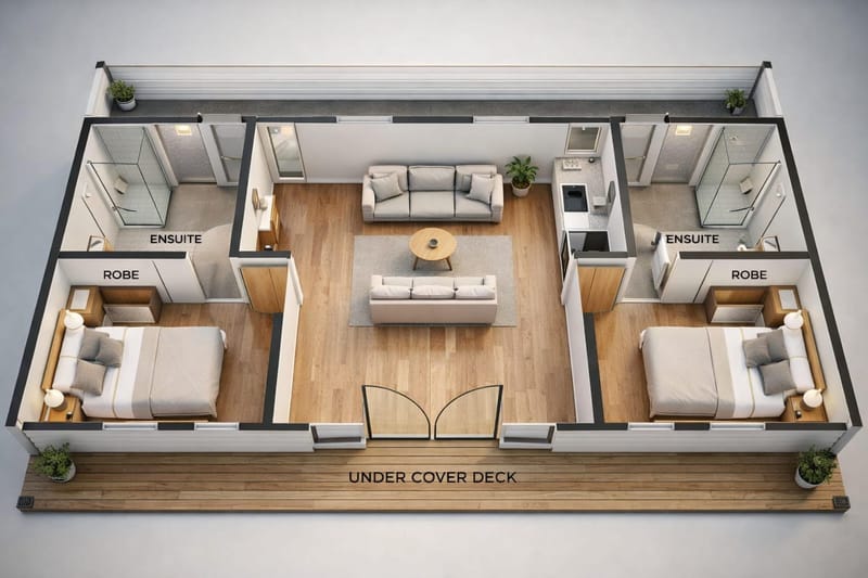 Floor Plan - Mountain Cabin