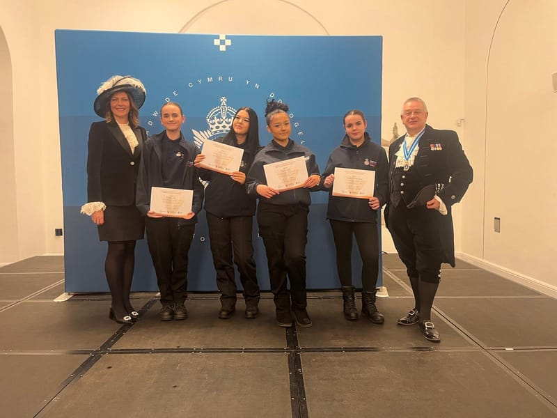 Police Youth Volunteers and Hannah Brier