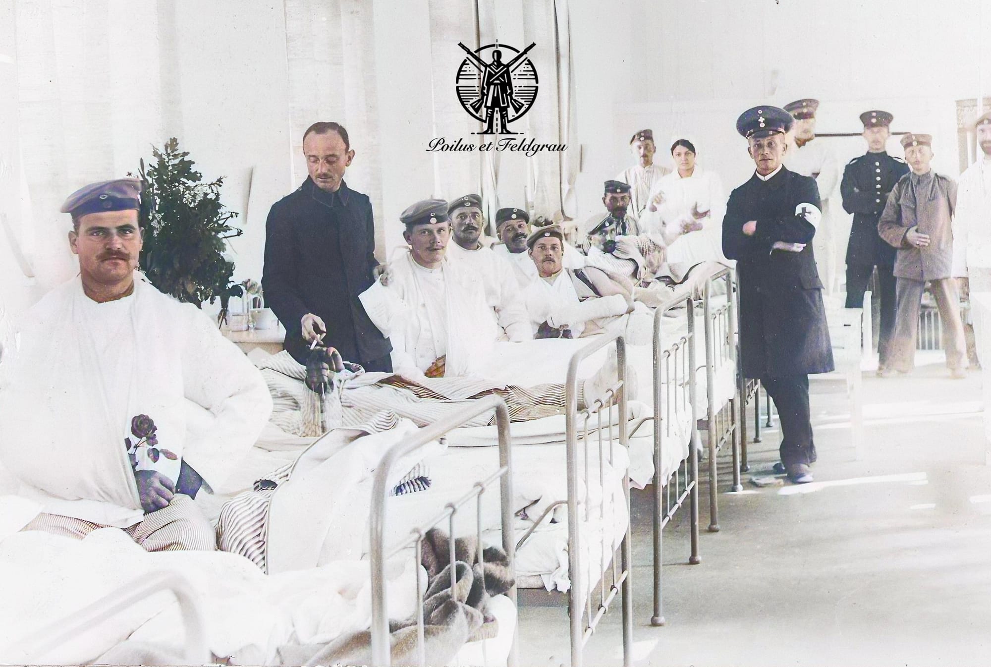 Hôpital militaire allemand à Erlangen (Allemagne)