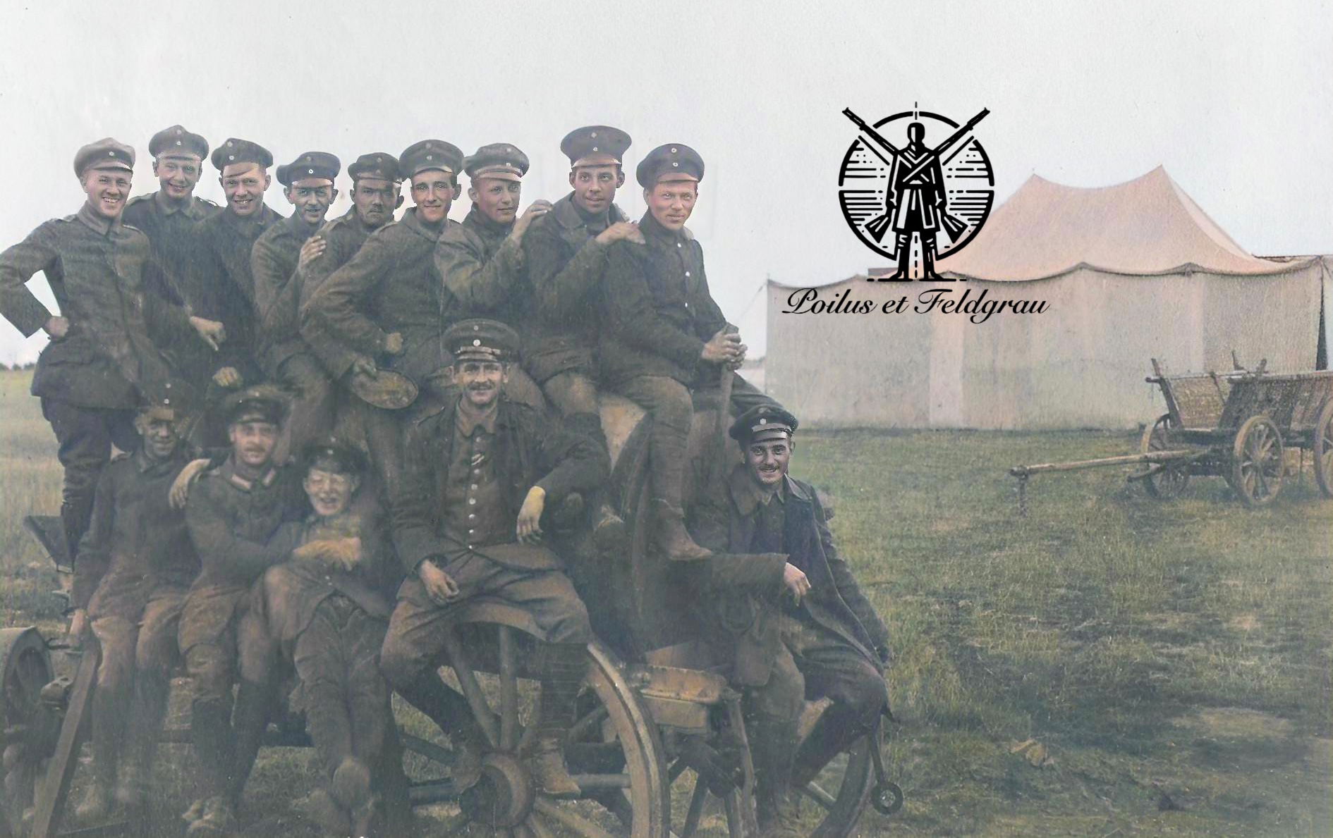 Avant un défilé le 30 août 1915