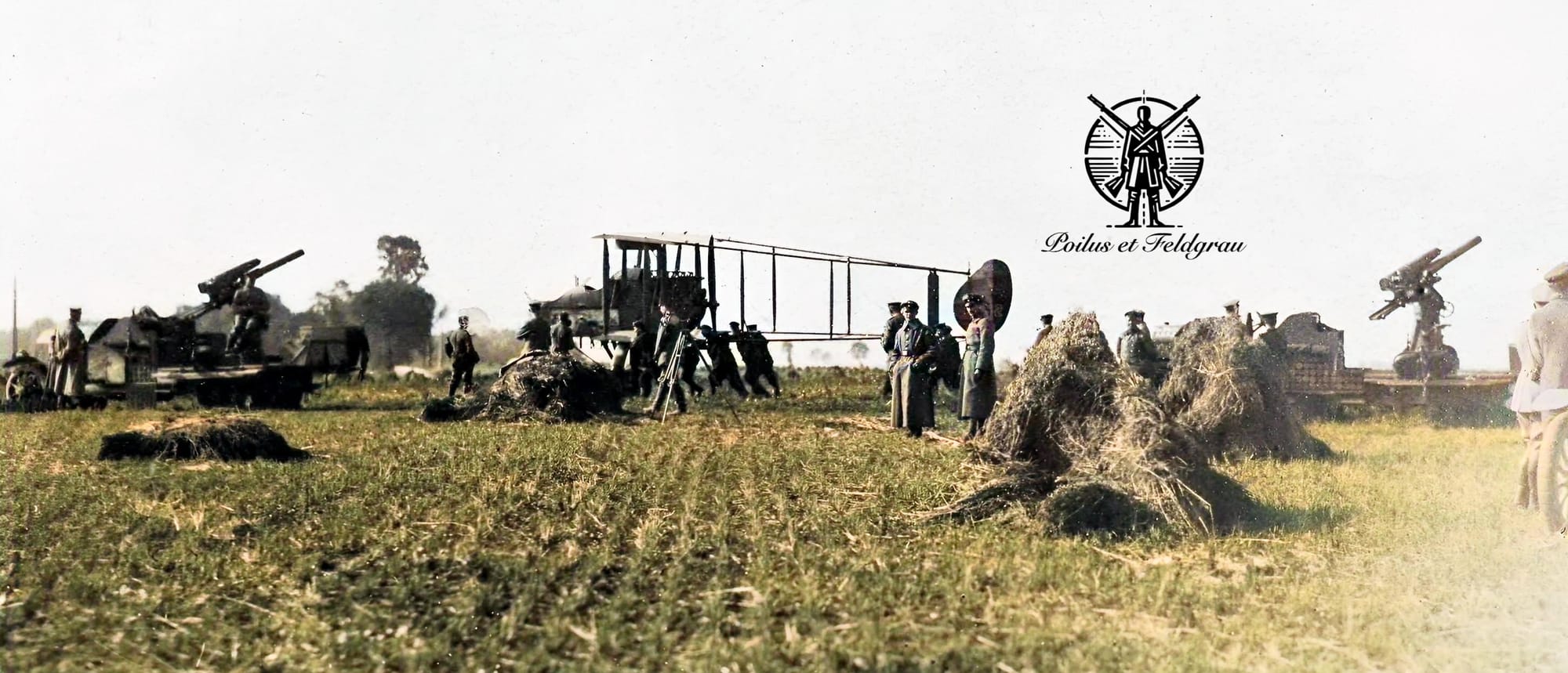 Avion français détruit près de Feuillecourt (Somme)