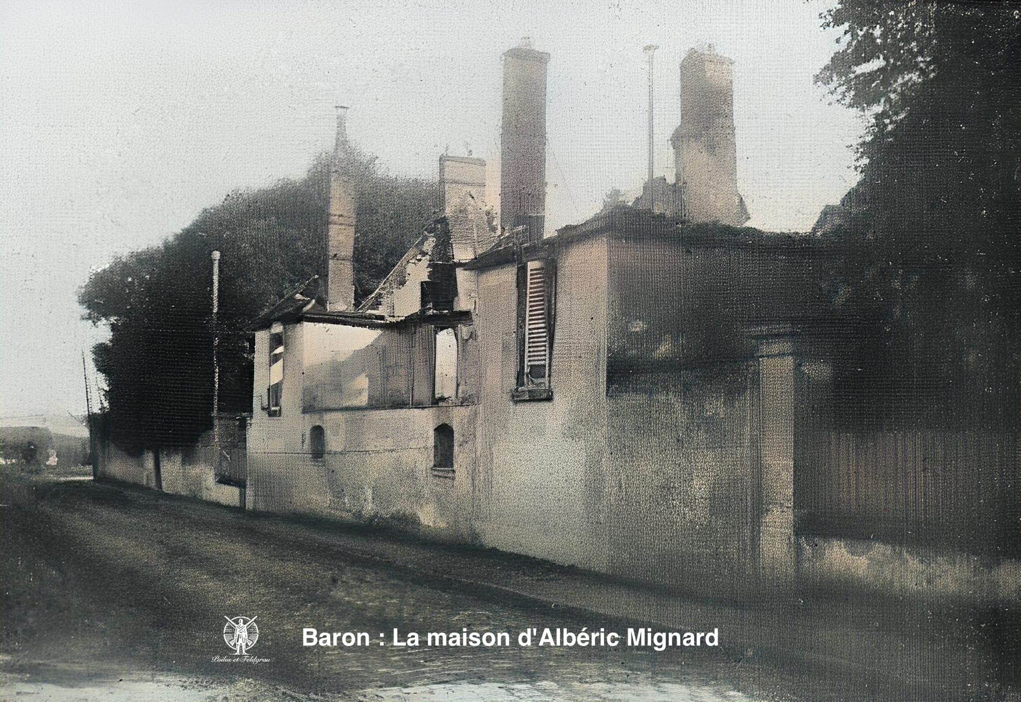 A Baron, Alberic Magnard, résistant de la Première Guerre Mondiale