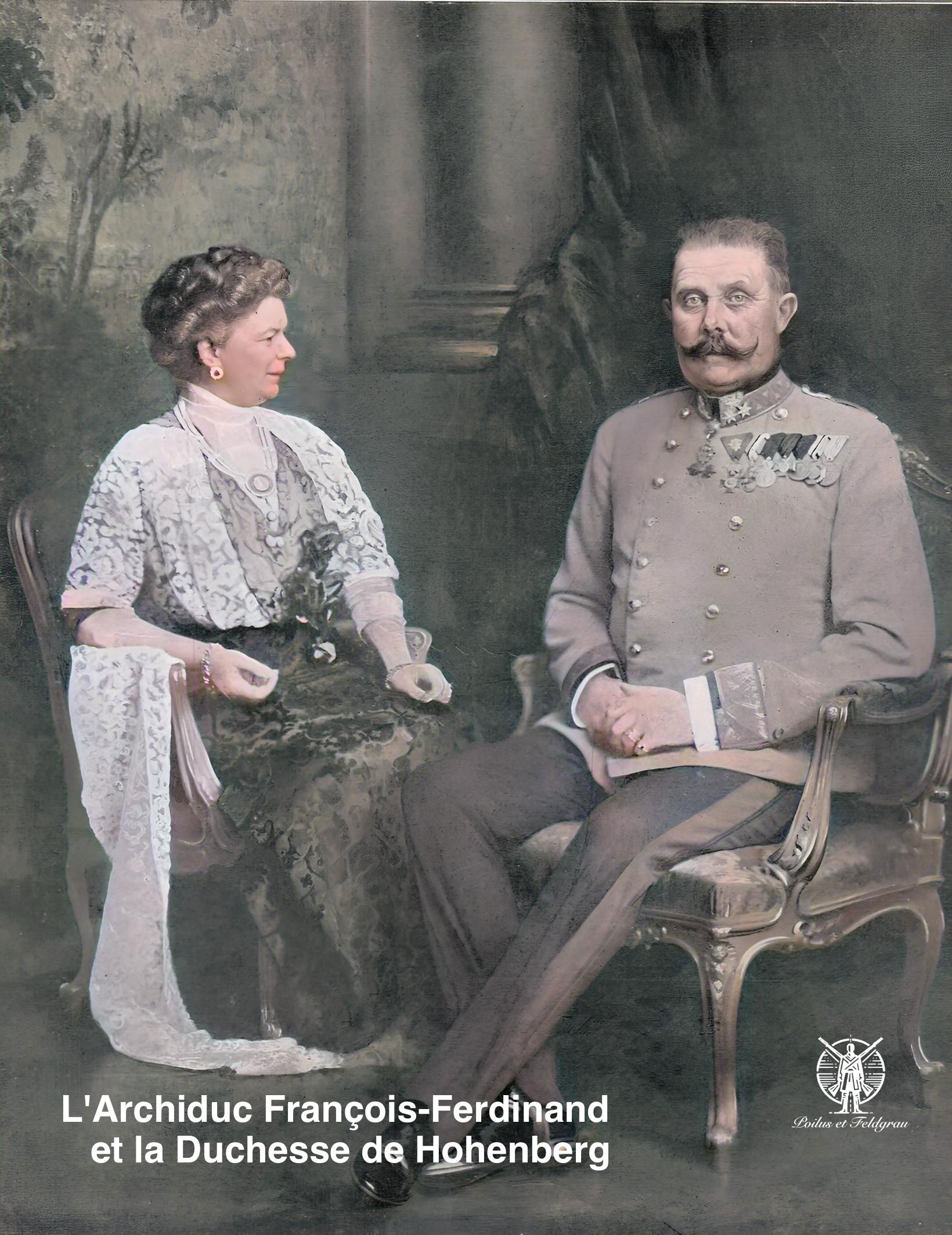 L'archiduc François-Ferdinand et la duchesse de Hohenberg